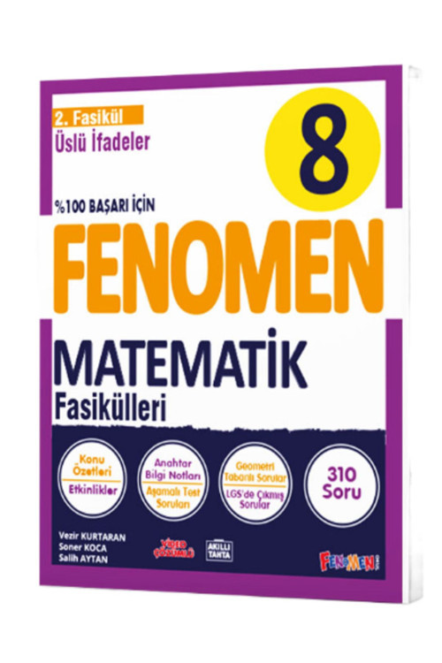 Fenomen Yayıncılık Okul 8 Sınıf Matematik 2 Fasikül Üslü İfadeler