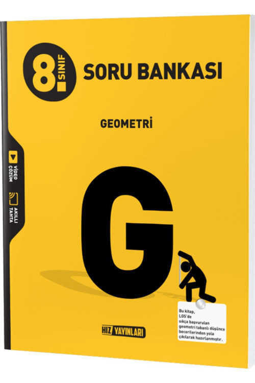 Hız Yayınları Yayınları 8 Sınıf Matematik Geometri Tabanlı Soru Bankası Yeni Nesil Lgs