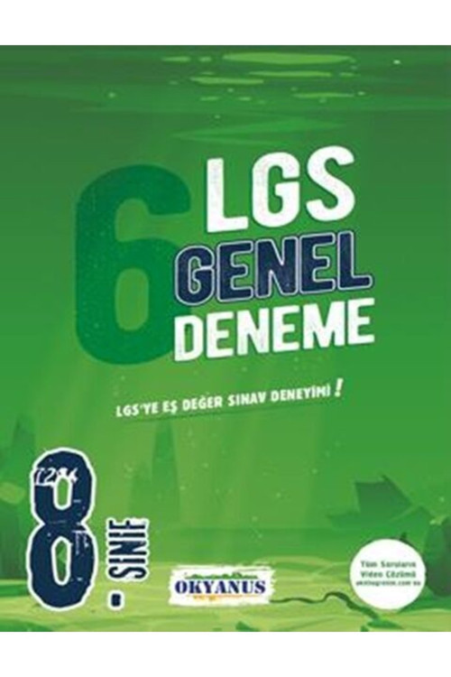 Okyanus Yayıncılık Okyanus Yayınları 8. Sınıf 6 Genel Deneme