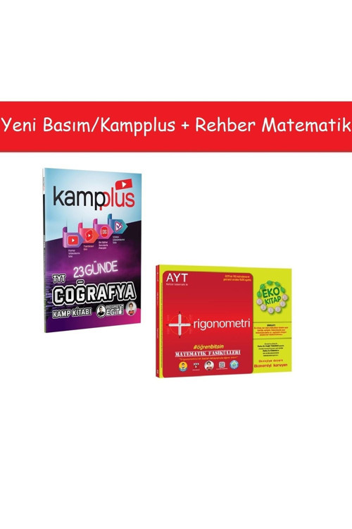 Rehber Matematik Kampplus 23 Günde Tyt Coğrafya Kampı & Ayt Matematik Fasikülleri-trigonometri Eko