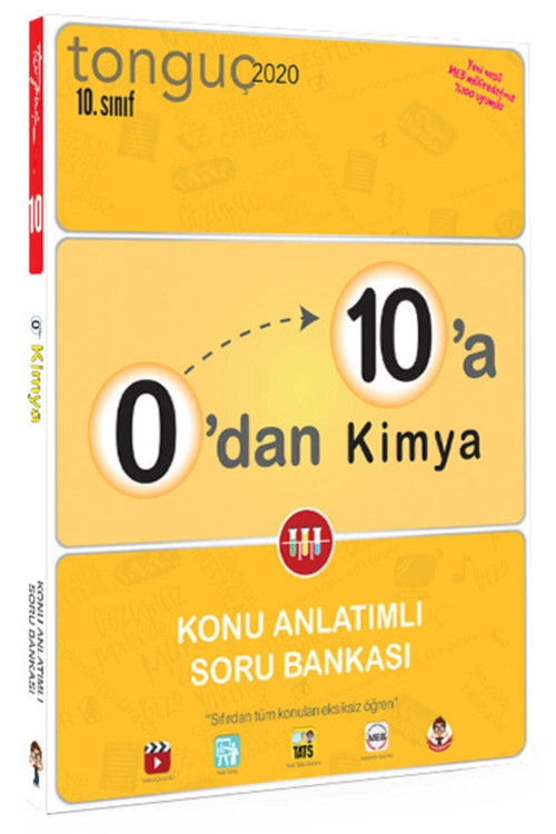 Tonguç Akademi .tonguç 10. Sınıf 0 Dan 10 A Kimya Konu Anlatımlı Soru Bankası