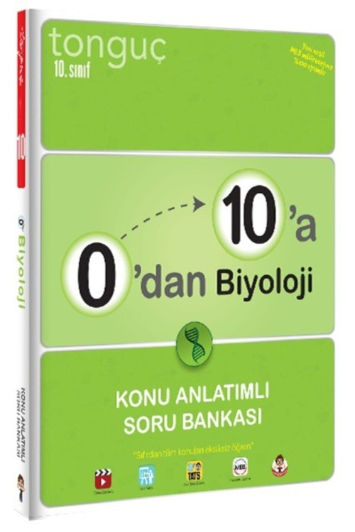 Tonguç Akademi 0'dan 10'a Biyoloji Konu Anlatımlı Soru Bankası Yeni