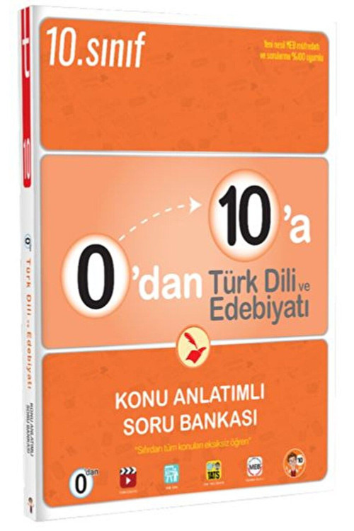 Tonguç Akademi 0'dan 10'a Türk Dili ve Edebiyatı Konu Anlatımlı Soru Bankası 9786258152593
