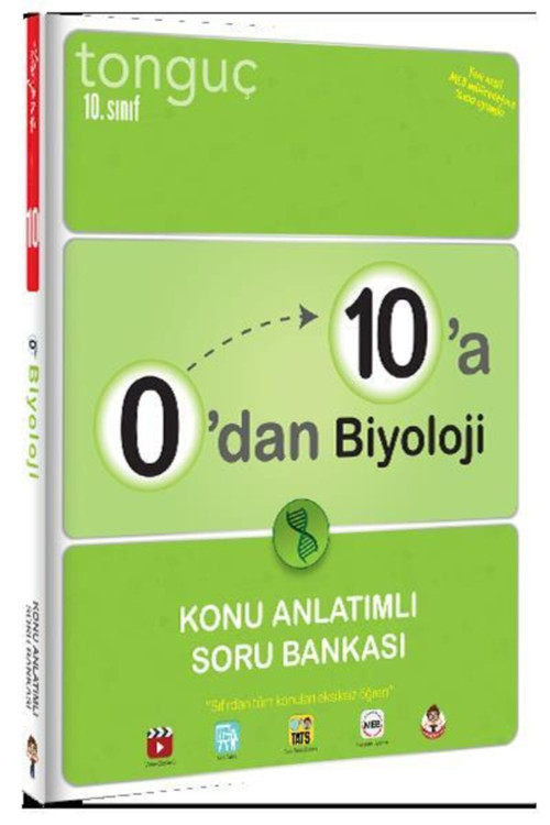 Tonguç Akademi 10. Sınıf 0 Dan 10 A Biyoloji Konu Anlatımlı Soru Bankası