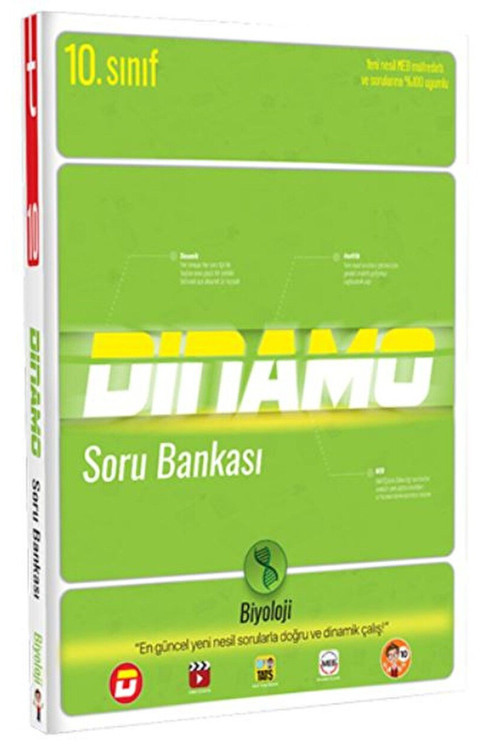Tonguç Akademi 10. Sınıf Dinamo Biyoloji Soru Bankası Kolektif 9786254220272