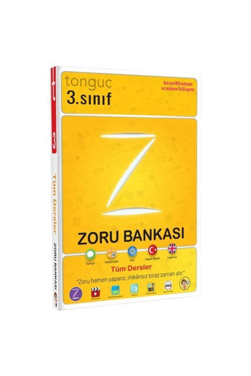 Tonguç Akademi 3. Sınıf Tüm Dersler Zoru Bankası 2022