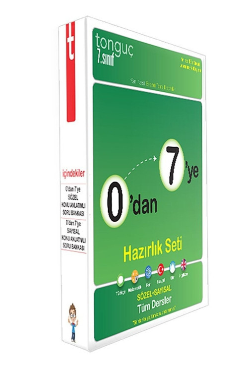 Tonguç Akademi 7. Sınıf 0 Dan 7 Ye Sayısal Ve Sözel Set