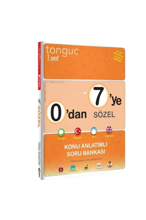 Tonguç Akademi 7. Sınıf 0 Dan 7 Ye Sözel Konu Anlatımlı Soru Bankası