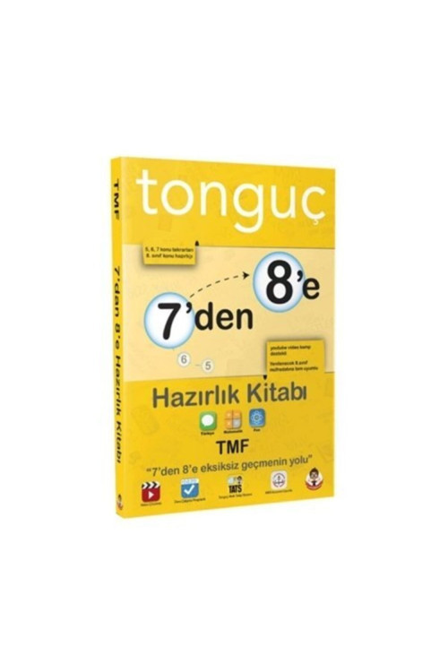 Tonguç Akademi 8. Sınıf 7 Den 8 E Türkçe Matematik Fen Bilimleri Hazırlık Kitabı