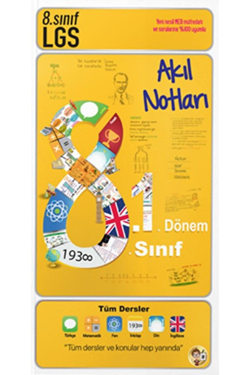 Tonguç Akademi 8.1 Akıl Notları Kolektif 9786254223747