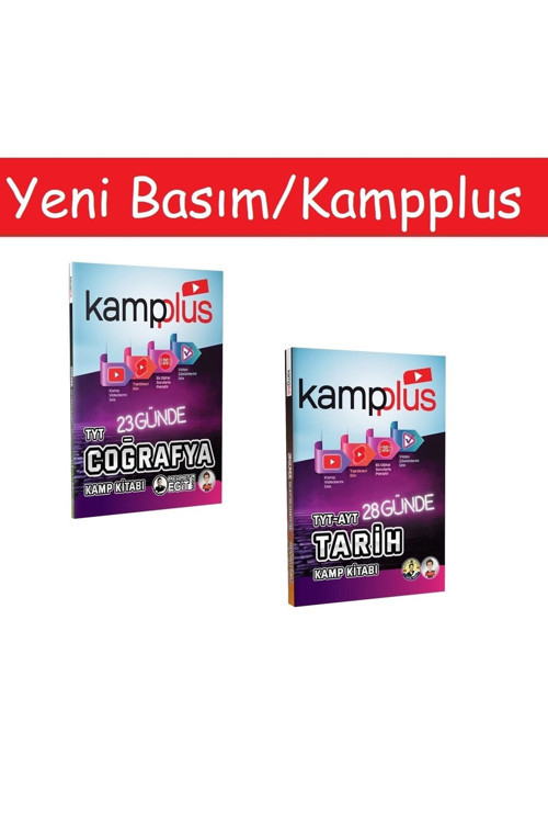 Tonguç Akademi Kampplus 23 Günde Tyt Coğrafya Kampı & Kampplus 28 Günde Tyt-ayt Tarih Kampı