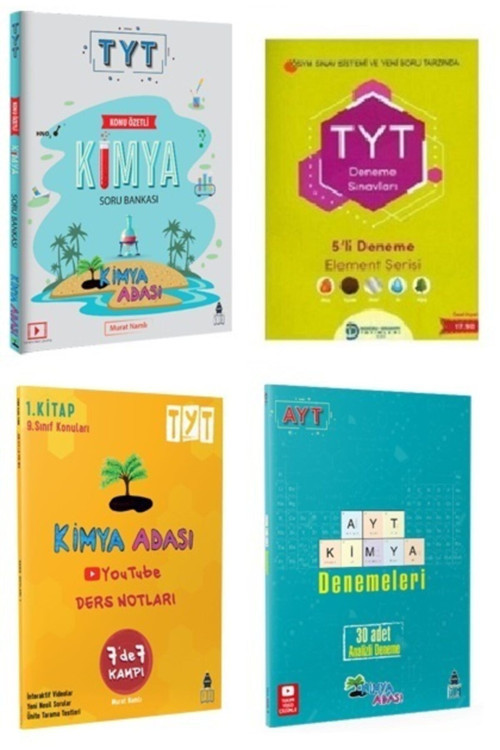 Tonguç Akademi Kimya Adası Tyt Kimya Youtube Ders Notları 1.kitap Ve Tyt Konu Özetli Banka Seti