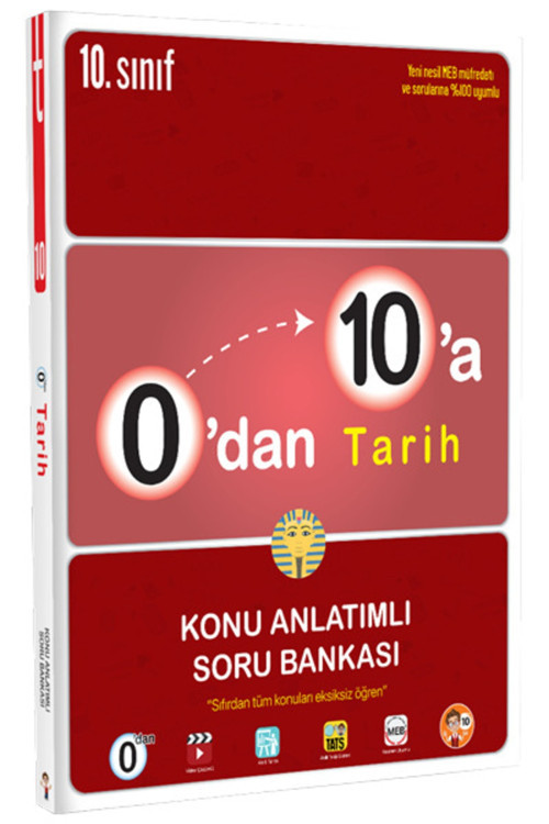 Tonguç Akademi Tonguç 10. Sınıf 0 Dan 10 A Tarih Konu Anlatımlı Soru Bankası