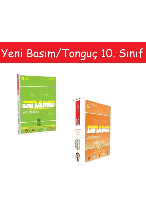 Tonguç Akademi Tonguç 10. Sınıf Dinamo Biyoloji Soru Bankası & 10. Sınıf Dinamo Sözel Set