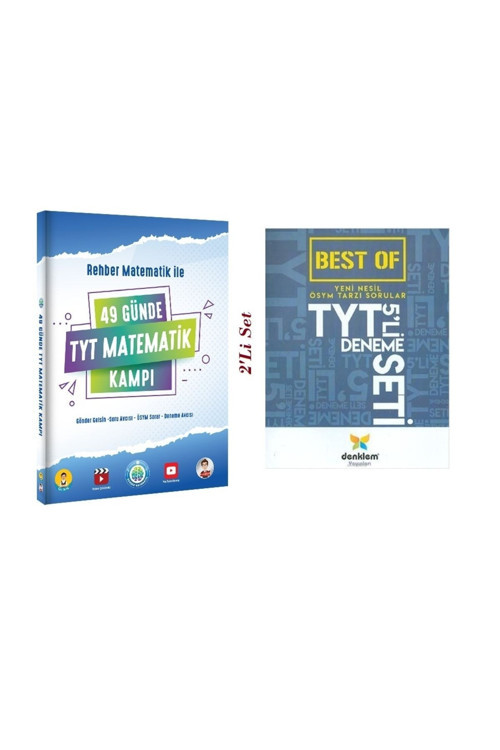 Tonguç Akademi Tonguç 49 Günde Tyt Matematik Kampı Ve Best Of 5'li Deneme (2'li Set)