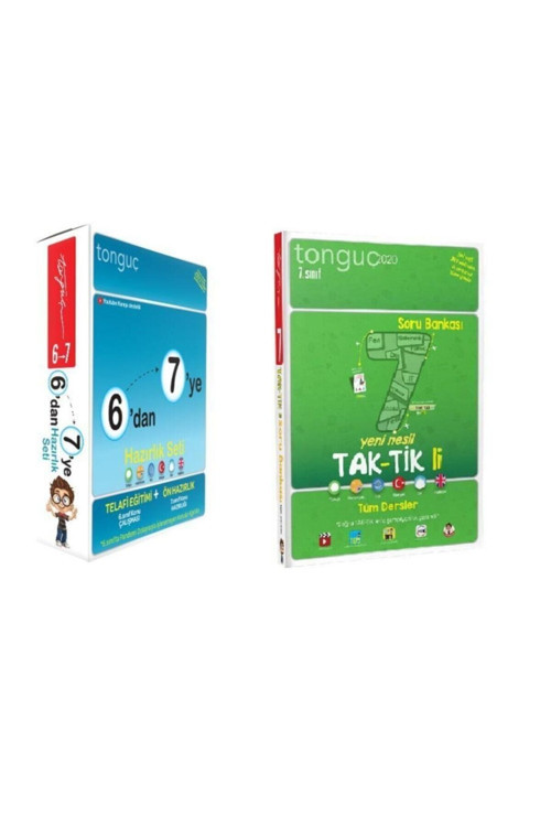Tonguç Akademi Tonguç 7. Sınıf 6'dan 7'ye Hazırlık Seti + 7. Sınıf Taktikli Set