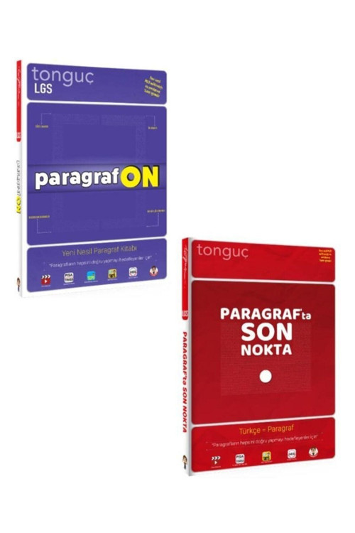 Tonguç Akademi Tonguç 8. Sınıf Lgs Paragrafon Seti 2 Kitap