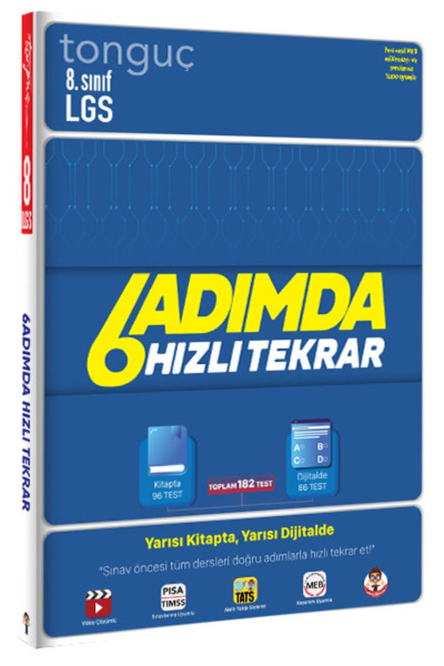 Tonguç Akademi Tonguç 8. Sınıf Lgs Tüm Dersler 6 Adımda Hızlı Tekrar