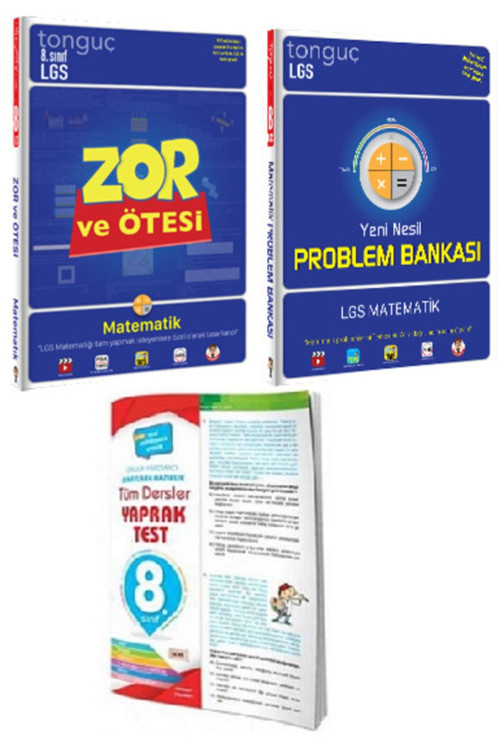 Tonguç Akademi Zor Ve Ötesi Matematik Soru Bankası Ile Lgs Matematik Problem Bankası
