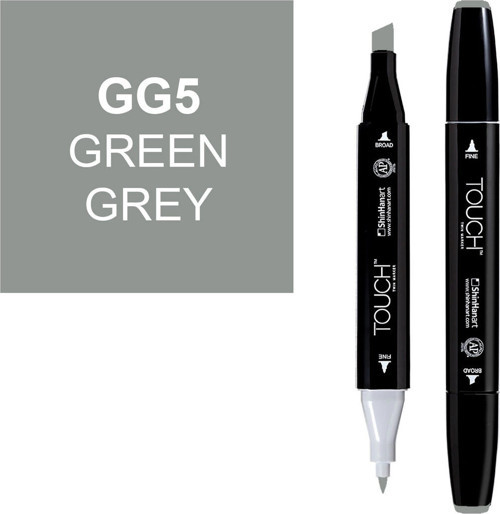 Touch Twin Marker Çizim Kalemi Gg5 Green Grey