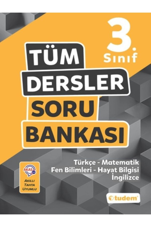 Tudem Yayınları Tudem 3.sınıf Tüm Dersler Soru Bankası