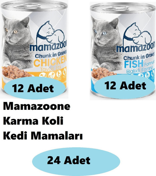 24'Lü Yetişkin Kedi Maması Karma Koli 011