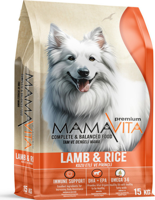 Kuzu Etli Ve Pirinçli Köpek Kuru Maması (15Kg)
