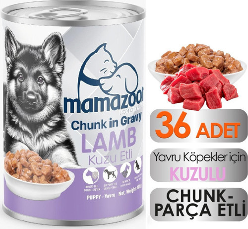 Kuzu Etli Yavru Köpek Maması 36 Adet