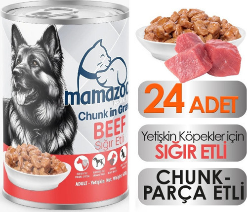 Biftekli Yetişkin Köpek Maması 24 Adet