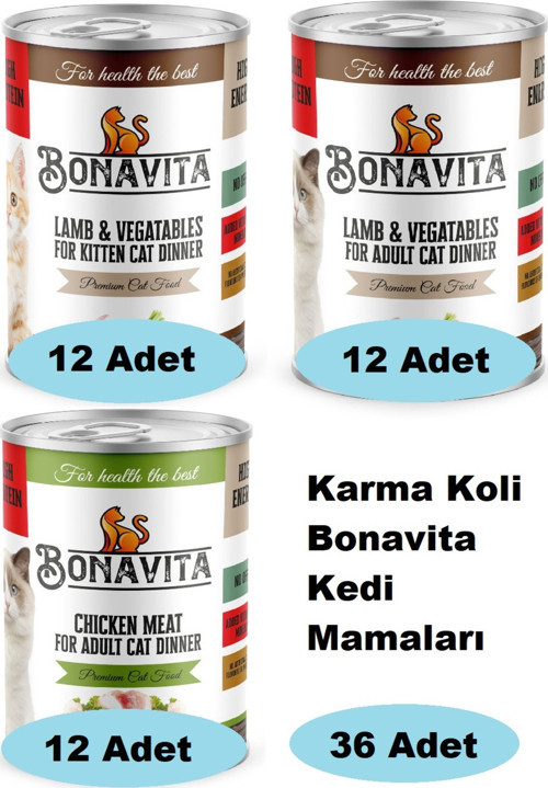 Karma Koli Kedi Mamaları 36 Adet 013