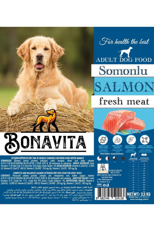 Somonlu Köpek Kuru Maması 10 Kg (2.5 Kg X 4 Adet)
