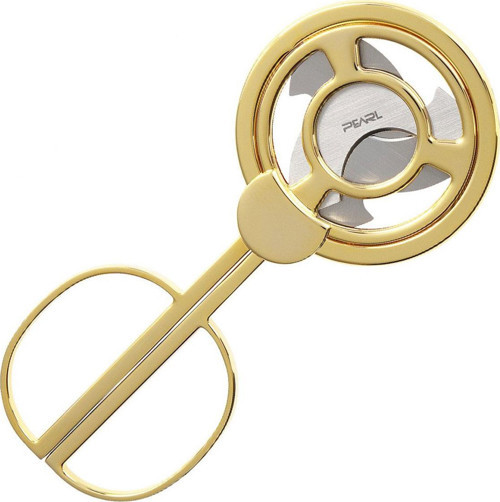 3 Bıçaklı Puro Kesici Makas Gold (60Ring)