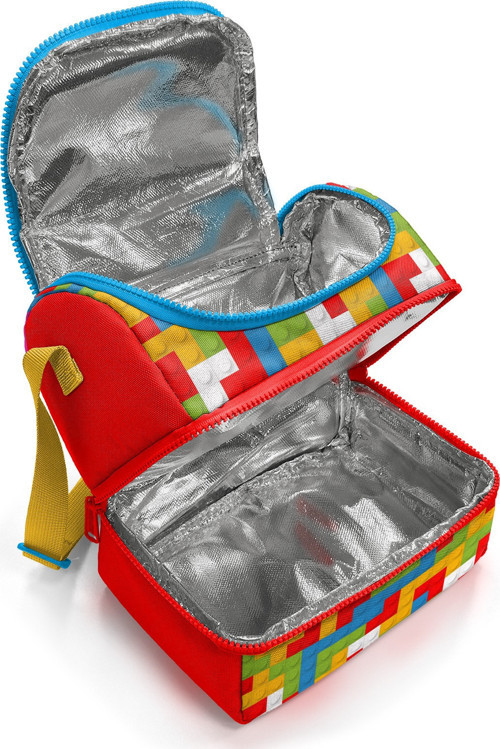 Coral High Kids Renkli Blok Desenli Thermo İki Katlı Beslenme Çantası 37216 2