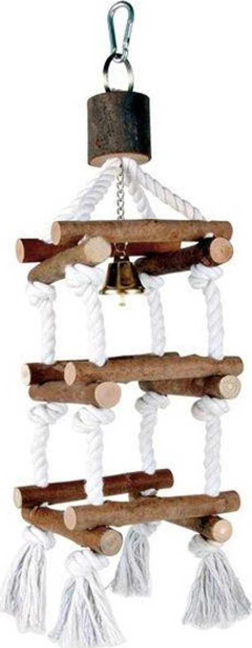 Kuş Tüneği Doğal İpli Kule 34cm