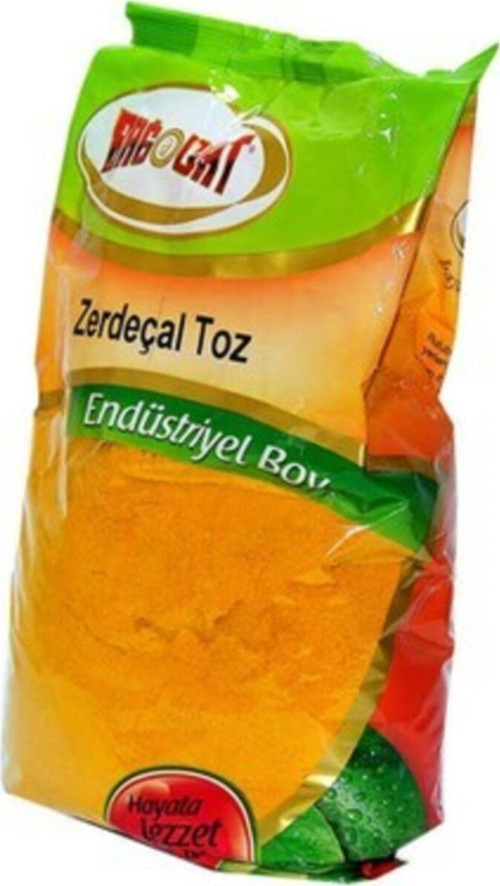Baharat Zerdeçal Toz 1 Kg Toz Zerdeçal Endüstriyel Boy