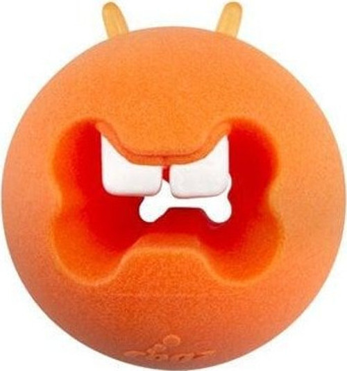 Toyz Fred Traktatiebal Çiğneme Topu Diş Bakım Köpek Oyuncağı Turuncu 6.4 Cm