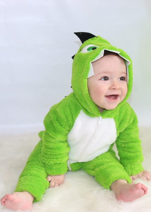 Welsoft Peluş Unisex Fermuarlı Kışlık Bebek Uyku Tulumu Bebek Tulumu Çocuk Tulumu Çocuk Kostümü