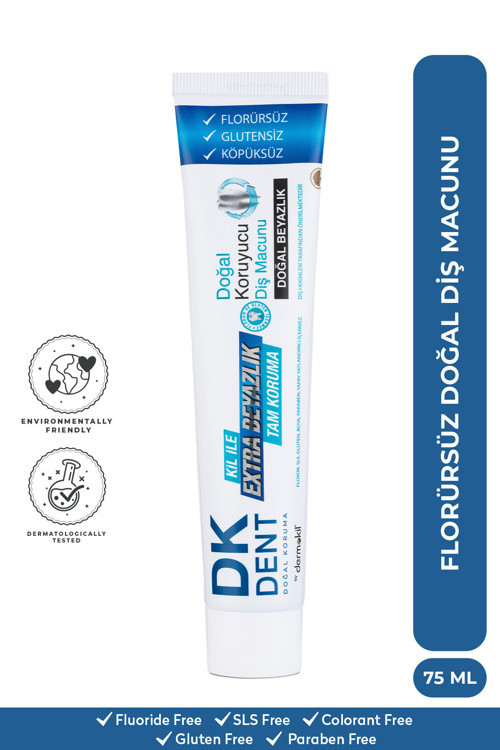 Klasik Florürsüz Doğal Yetişkin Diş Macunu 75 ml