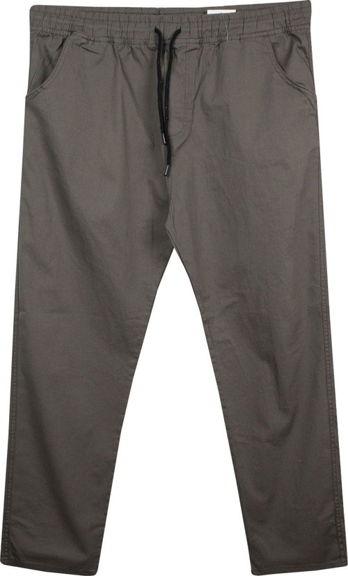 Erkek 118 -156 Kilo Arası İçin Uygun Bağcıklı Battal Boy Gabardin Pantolon Toprak