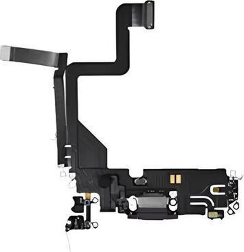 İphone 14 PRO Şarj Soketi Kulaklık Soketi Full SİYAH Orijinal
