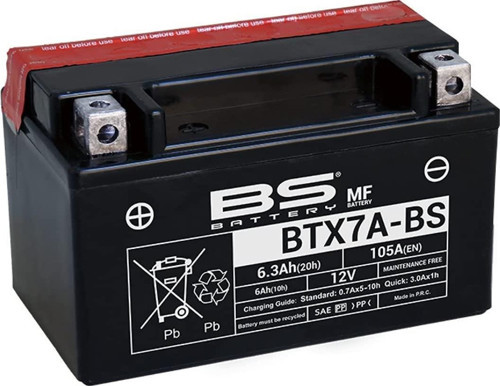 Bs Btx7a-Bs 2010-2015 Peugeot Vivacity 125 Uyumlu Akü Sulu Akü
