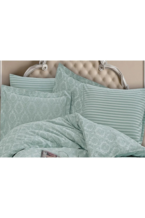 Monaco Bambu Jakar Kumaş Mint İkili Oksford Yastık Kılıfı 60x80 Cm 1326