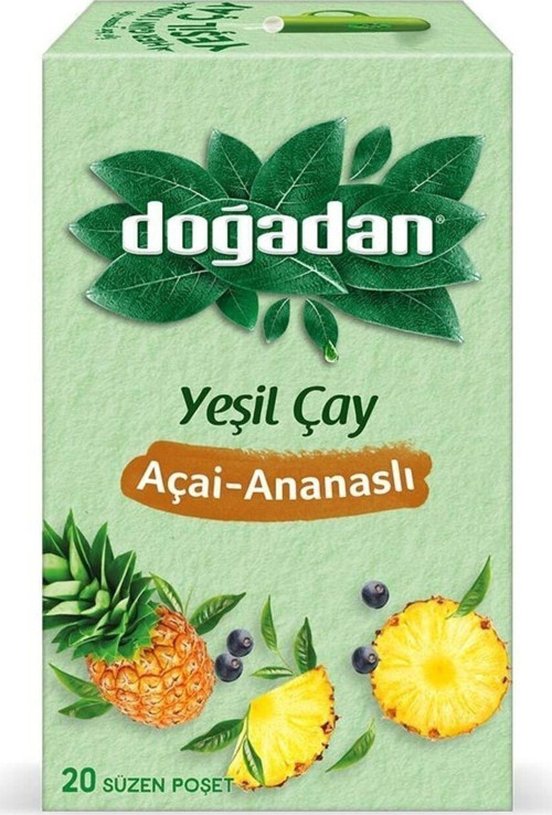 Yeşil Çay Açai Ananaslı Bardak Poşet Çay X 6