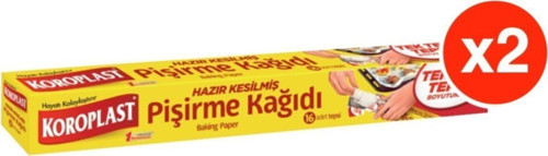16lı Hazır Kesilmiş Pişirme Kağıdı X 2 Paket (42*37 Cm)