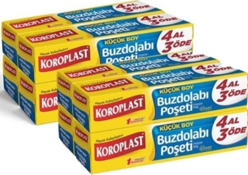 Buzdolabı Poşeti 4 Al 3 Öde Küçük Boy 160 Lı X 2 Adet