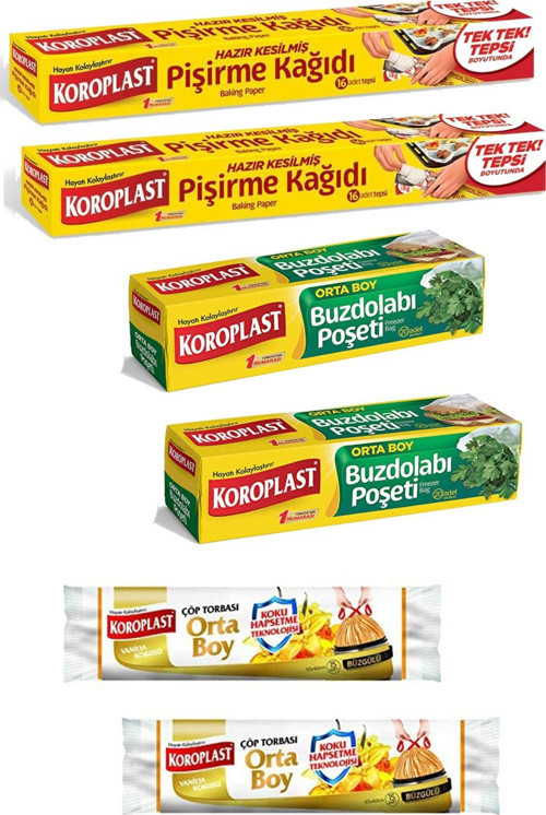 Max Paket Buzdolabı Poşeti Hazır Kesim Pişirme Kağıdı Vanilya Kokulu Çöp Poşeti
