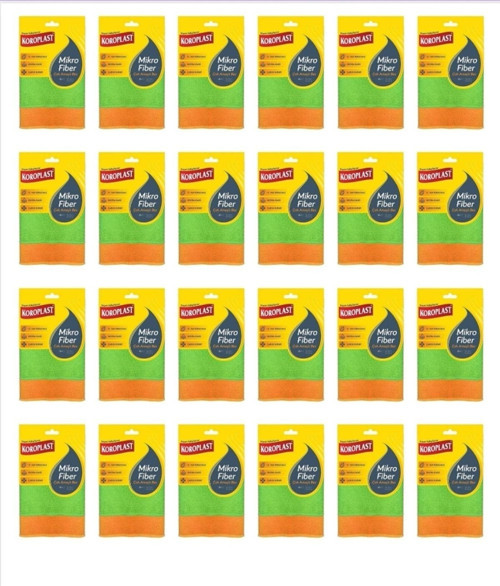 Mikrofiber Çok Amaçlı Temizlik Bezi 24 Adet 1 Koli