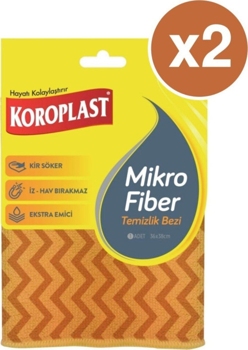Mikrofiber Temizlik Bezi X 2 Paket