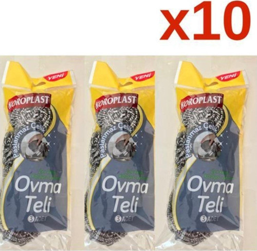 Ovma Teli Paslanmaz Çelik 3 Adetli 10 Paket