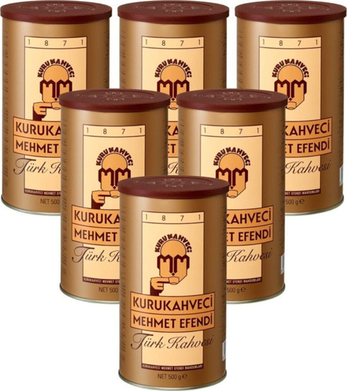 500 G Teneke Ambalaj X 6 Adet 8690627023500 Türk Kahvesi
